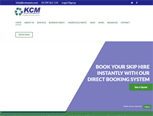 Tablet Screenshot of kcmskips.co.uk